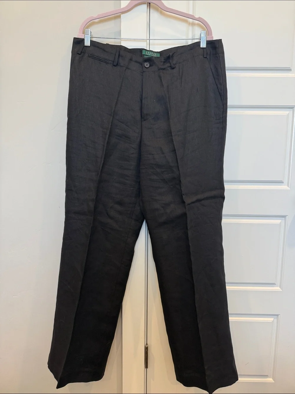 Lauren Ralph Lauren Wide Leg Pants in Black